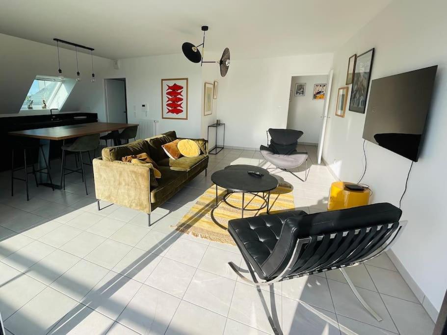 Appartement Lumineux Et Spacieux, Terrasse Et Parking Prive Concarneau Zewnętrze zdjęcie