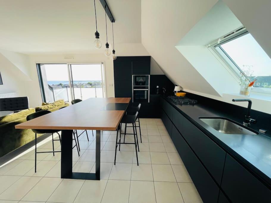Appartement Lumineux Et Spacieux, Terrasse Et Parking Prive Concarneau Zewnętrze zdjęcie