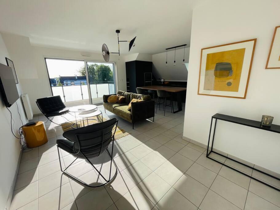 Appartement Lumineux Et Spacieux, Terrasse Et Parking Prive Concarneau Zewnętrze zdjęcie